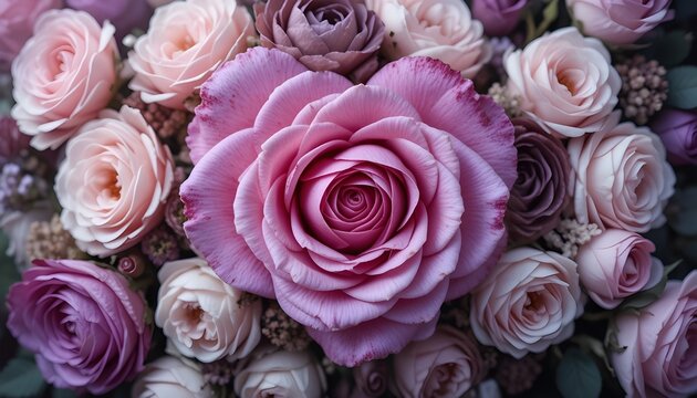 Gros plan sur des fleurs c&oelig;ur saignant roses et violettes en d&eacute;clin