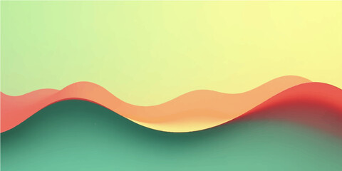 Abstract colorful vector background with waves and design elements