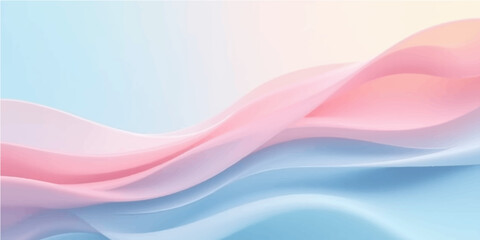 Obraz premium Abstract pink background with colorful waves and smooth flowing design
