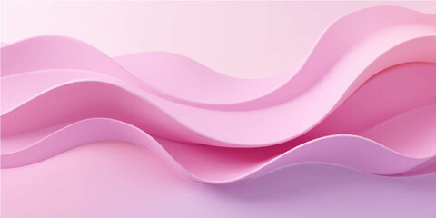 Abstract pink wave background with soft texture and flowing design elements