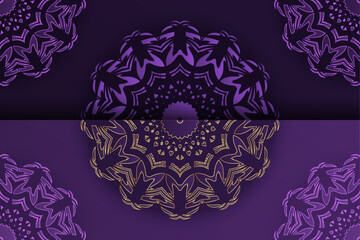 Symmetrical sunflower mandala featuring yellow and purple intricate floral motifs framed by dark geometric pattern