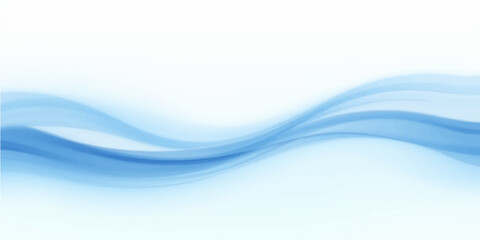 Fototapeta premium Abstract blue wave background with flowing water curves and smooth vector design artwork