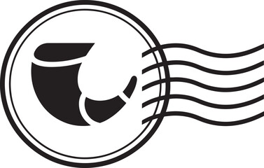 Airmail Post Office Postal Service Mail Delivery Stamp Icon Communication Correspondence