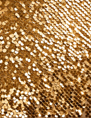 Shimmering Gold Sequins: A Luxurious Textured Background