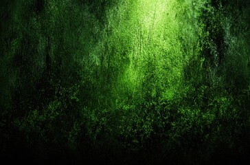 Fototapeta premium Verdant, textured wall with light beam