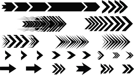 Collection of black and white contact information icons isolated on white background