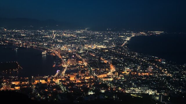 函館山から見た100万ドルの夜景