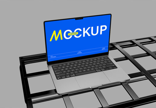 Laptop Device Screen Mockup