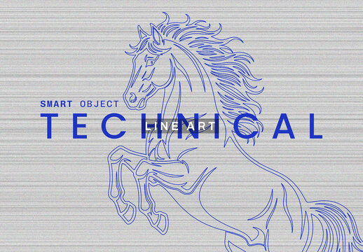 Minimal Line Art Photo Effect
