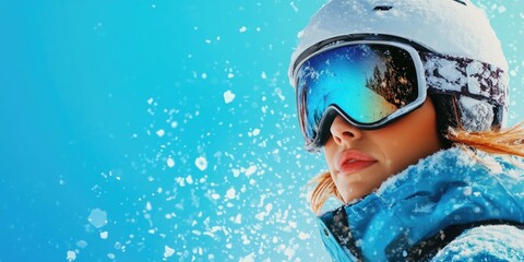 Adrenaline-Pumping Snowboarder Dashing Through Water