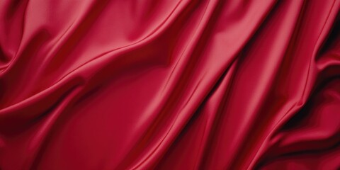 Obraz premium Red Fabric Background