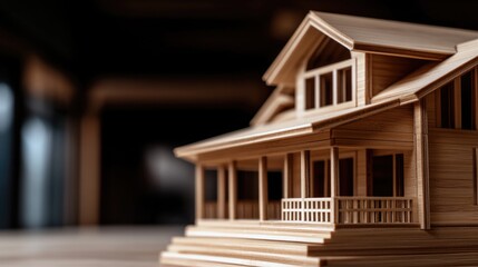 Wooden Toy House