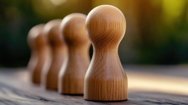 Wooden Chess Set with Pawns