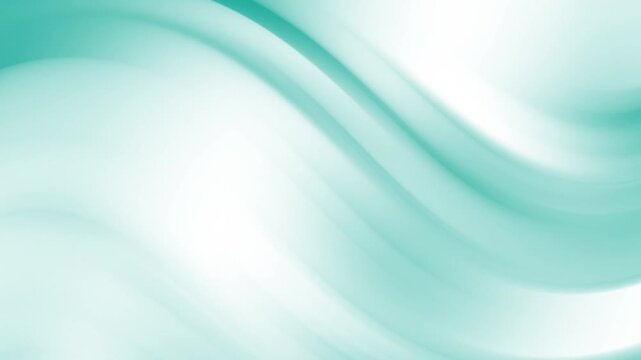 Minimalist teal and white smooth gradient animation. Ideal for presentations, design backdrops, and clean modern visuals. Great for medical webinars, doctor presentations, or health app interfaces.