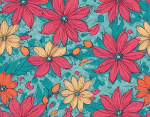 Beautiful Colorful textile design Vector, eye catching design 