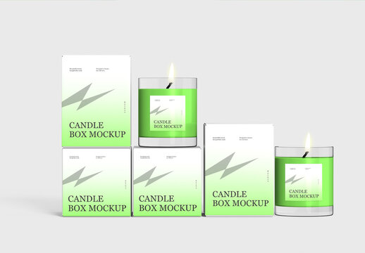 Candel Box Mockup