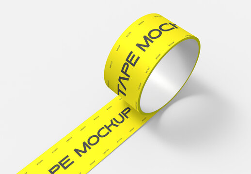 Packaging Tape Mockup Template