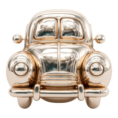 Retro Car Model with Transparent Finish and Shine