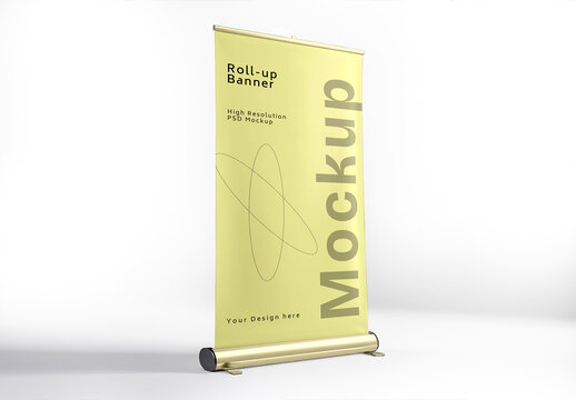 Roll Up Banner Mockup