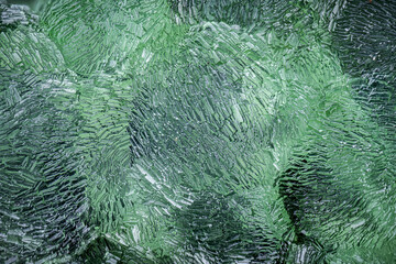 Green Austinite crystals. Specimen from Kamariza, Lavrion, Greece. Micro photography extreme close-up. microscope mineral crystal photography for Scientific use.
