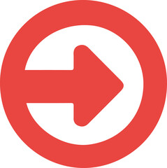 Red Arrow Icon Set – Direction, Navigation, Pointer, Guide Symbols