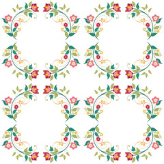 floral background with butterflies