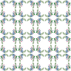 floral background with butterflies