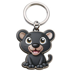 Charming Black Panther Keychain