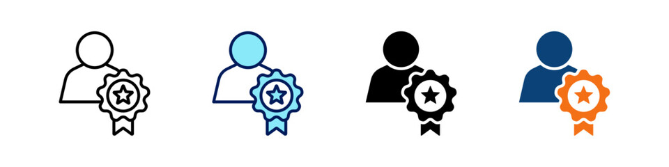 Vip Customer Service All In One Icon Multi Styles Vector Set