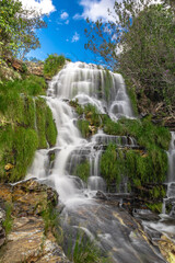 Fototapeta premium Cachoeira na cidade Cavalcante, Estado de Goiás, Brasil, região da chapada dos veadeiros