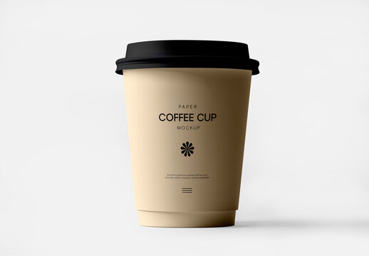 Paper Coffee Cup Mockup
