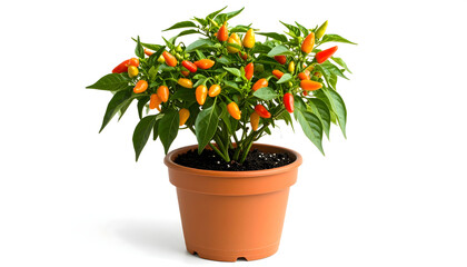 orange flower in a pot