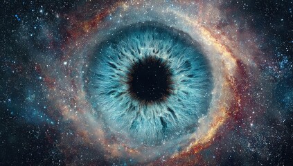 Cosmic eye in a swirling nebula (1)