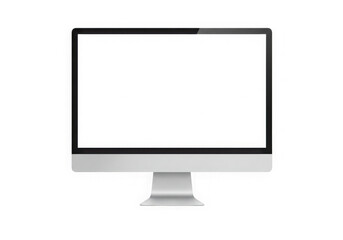 Fototapeta premium Modern computer monitor display isolated on transparent background