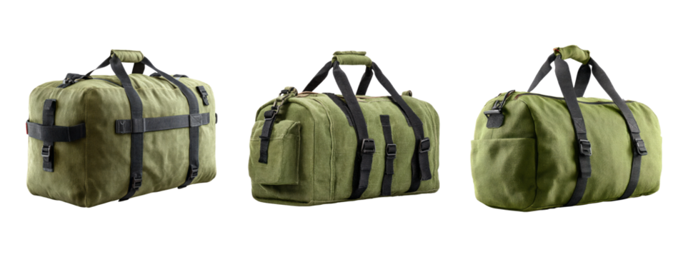 Versatile Green Duffel Bag for Travel and Adventure Essentials