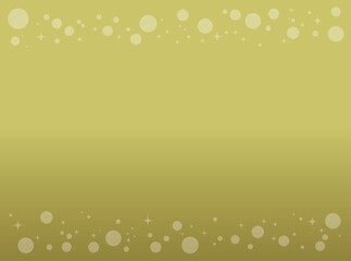 金色の水玉模様とキラキラの背景