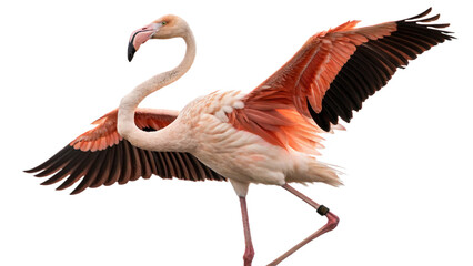 Fototapeta premium flamingo, isolated transparent background