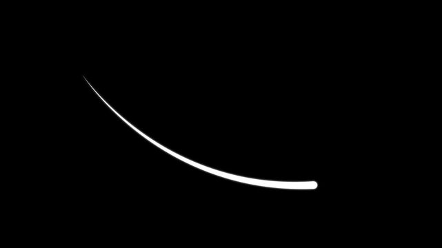 Cash down, arrow and dollar stocks graph, market fall. Business growth arrow and graph chart animation. arrow down business graph icon animation. business chart concept