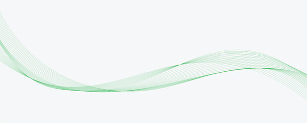 abstract green wave background