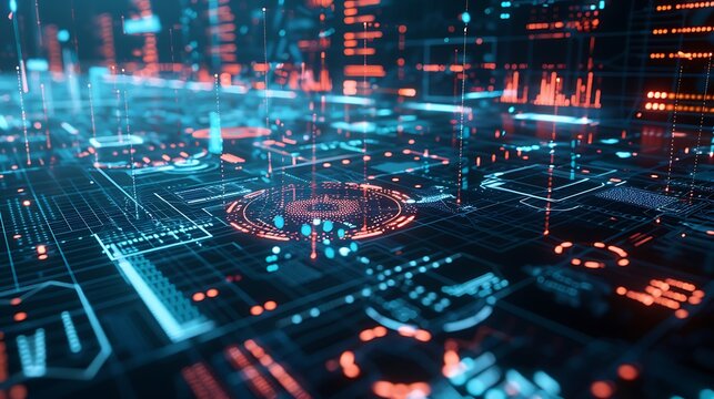 circuit board background