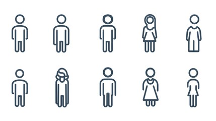 inclusive pictogram collection for gender and identity representation