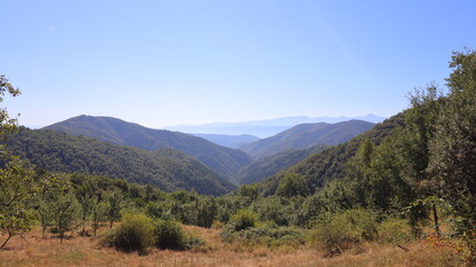 view of the mountains