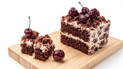 homemade black forest gateau rich flavors creamy frosting