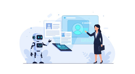 Future workforce partnership between human professional and ai assistant