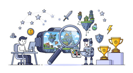 Crafting Virtual Worlds: A Digital Artist's Journey in Game Development