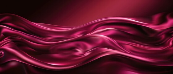 Obraz premium Pink Red Dark Shadow gloss light smooth reflection Silk Cloth Background float.