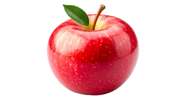 Crisp Red Apple: Vibrant Fruit Photography for Websites & Designs