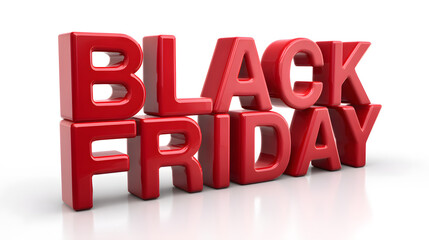Black Friday 3D Text