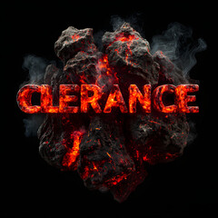 CLEARANCE Sale Lava Text