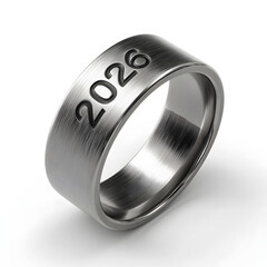 2026 in brushed titanium under museum spotlight